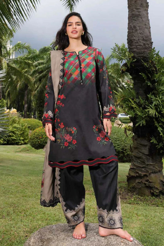 Charizma - C Prints Printed Linen Collection Vol 2 - CPW6-09 - Unstitched