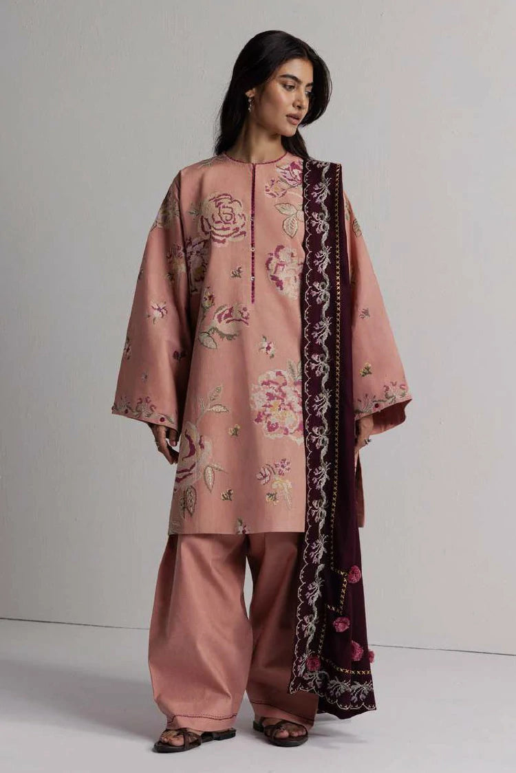 Zara Shahjahan - Coco Winter Unstitched - RAKHSH-3A - Unstitched