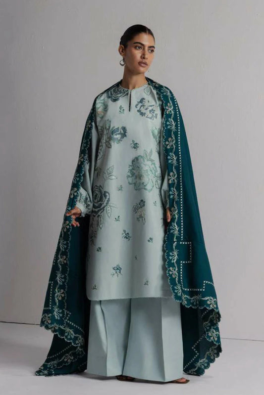 Zara Shahjahan - Coco Winter Unstitched - RAKHSH-3B - Unstitched