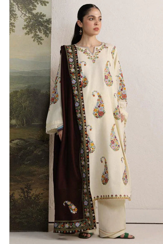 Zara Shahjahan - Coco Winter Unstitched - SHIREEN-6A - Unstitched