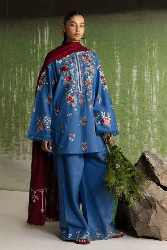 Zara Shahjahan - Coco Winter Unstitched - ASMANI-9A - Unstitched