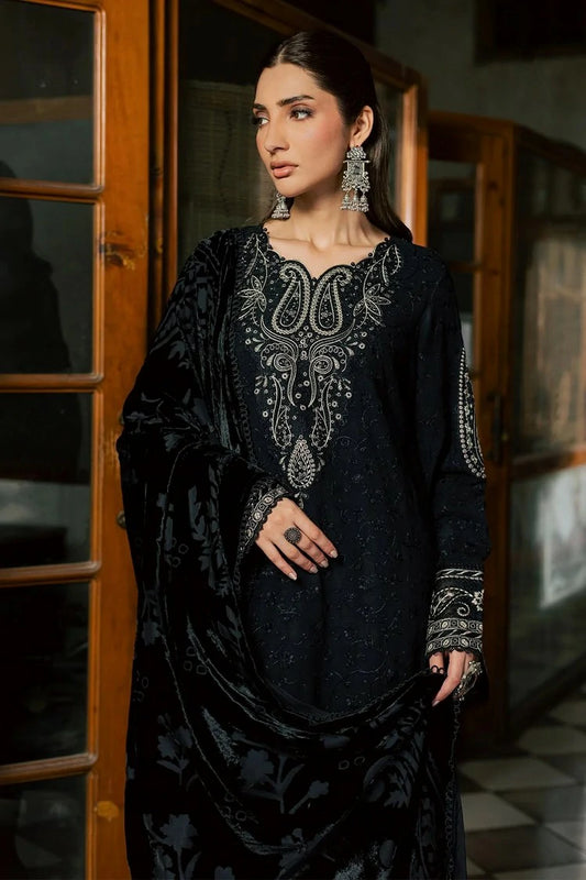 Nureh - Exclusive Embroidered Peach Leather Collection Vol 3 - NE-287 - Unstitched