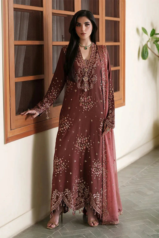 Roheenaz - Mah e Noor Silk Collection - 01-Zarnish - Unstitched