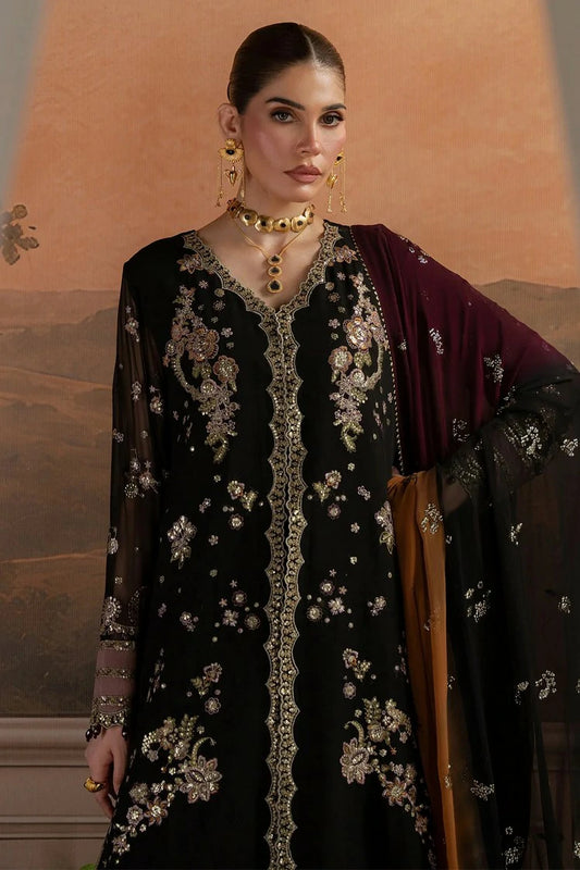 Nureh - Amaya Luxury Embroidered Chiffon Collection Vol 3 - AM-48 - Unstitched