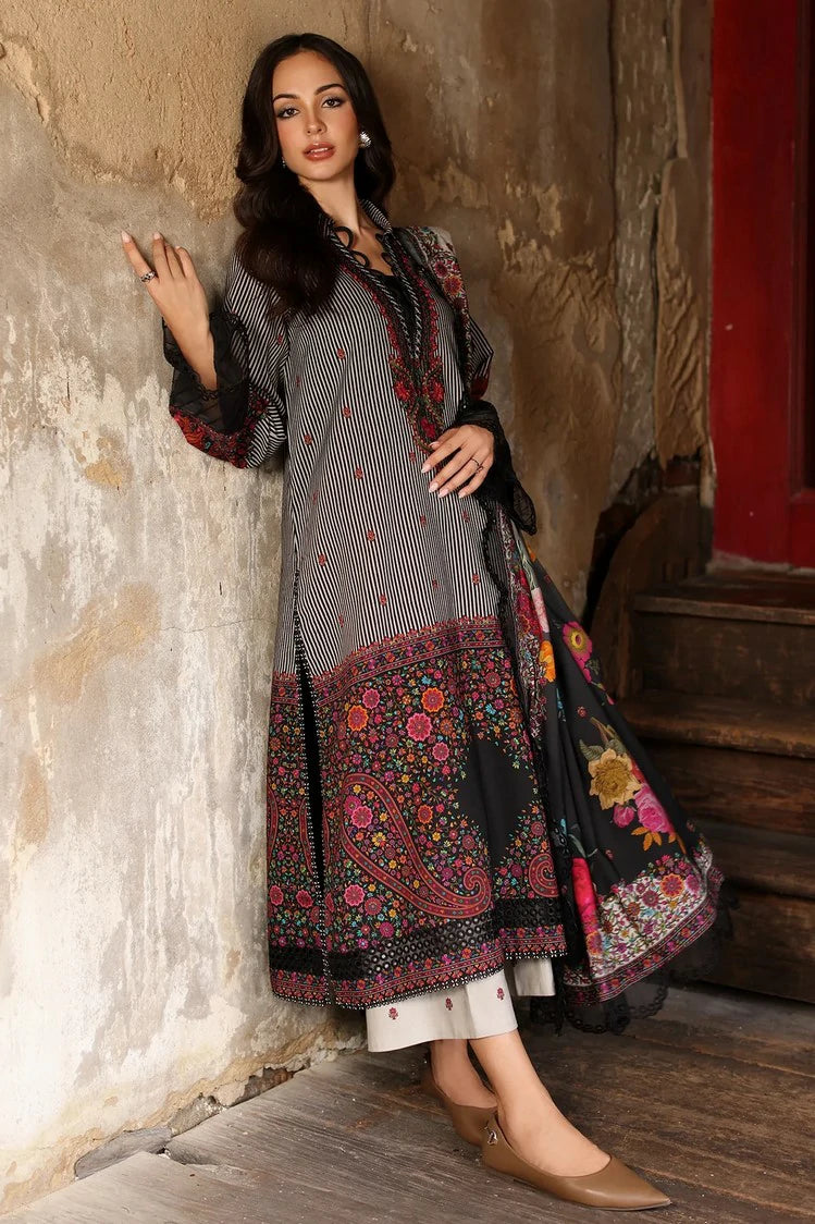 Charizma - Aniiq Embroidered Printed Linen Collection Vol 2 - ANW7-12 - Unstitched
