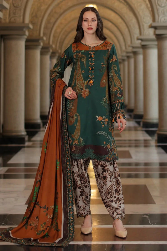 Charizma - Aniiq Embroidered Printed Linen Collection Vol 2 - ANW7-16 - Unstitched