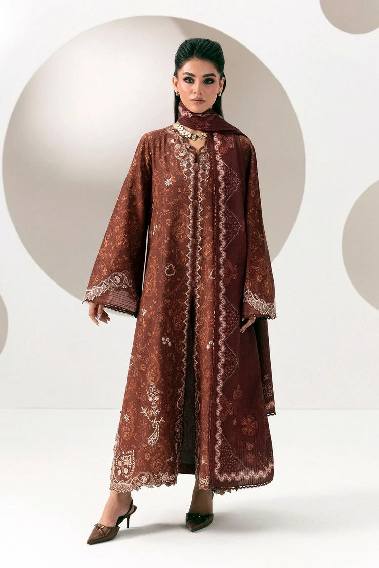 Qalamkar - QPrints Winter Collection - QPW-01 (A) Jaza - Unstitched