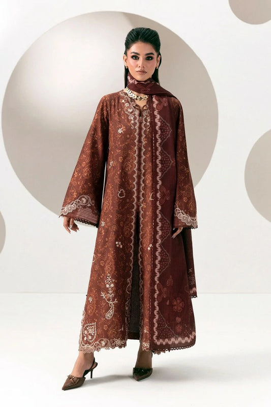 Qalamkar - QPrints Winter Collection - QPW-01 (A) Jaza - Unstitched