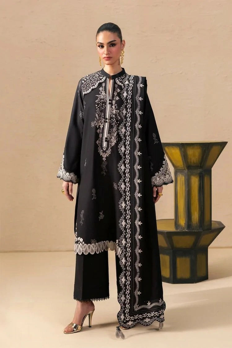 Qalamkar - QPrints Winter Collection - QPW-02 (A) Laiza - Unstitched