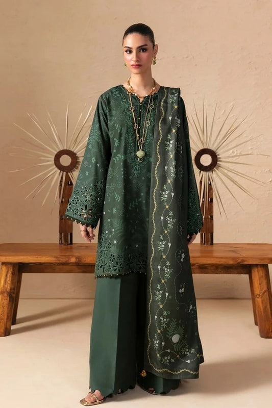 Qalamkar - QPrints Winter Collection - QPW-04 (B) Elaris - Unstitched