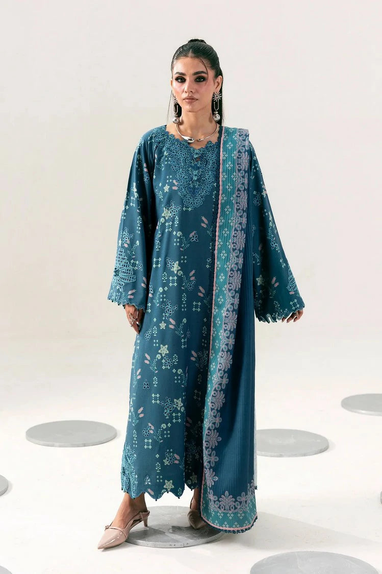 Qalamkar - QPrints Winter Collection - QPW-06 (B) Rohi - Unstitched