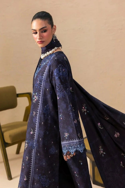 Qalamkar - QPrints Winter Collection - QPW-08 (A) Noreen - Unstitched