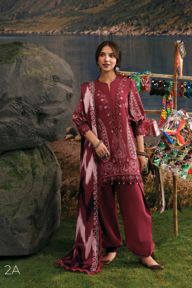 Maria B - M Basics Winter Aglastation - Design-2A - Unstitched