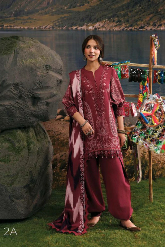 Maria B - M Basics Winter Aglastation - Design-2A - Unstitched