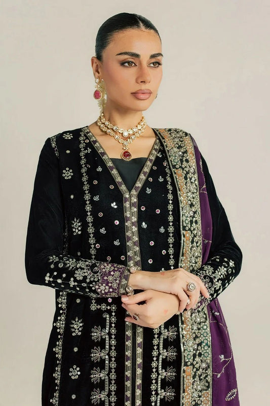 Nureh - Maya Embroidered Velvet Collection Vol 1 - NW-136 - Unstitched