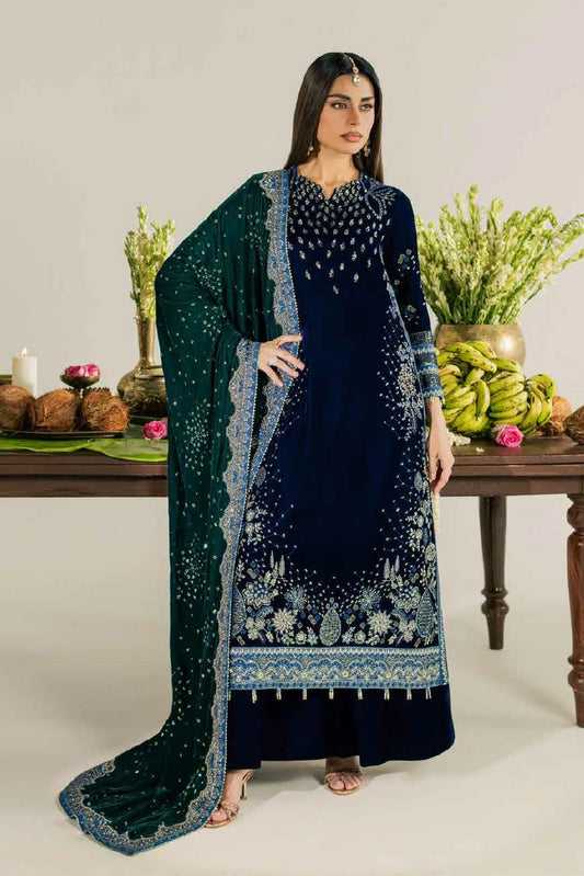 Nureh - Maya Embroidered Velvet Collection Vol 1 - NW-137 - Unstitched