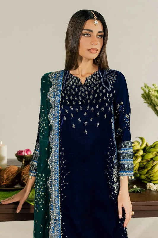 Nureh - Maya Embroidered Velvet Collection Vol 1 - NW-137 - Unstitched
