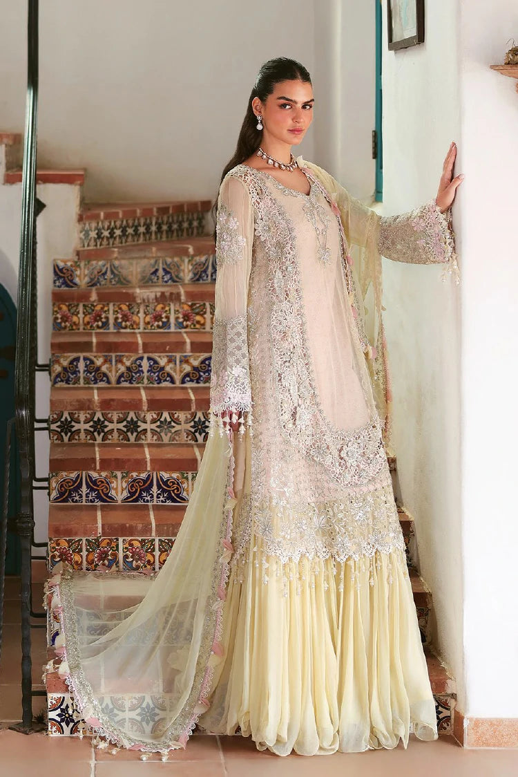 Saira Rizwan - Lumiere Chiffon Collection - LILLIAN-SRL26-01 - Unstitched