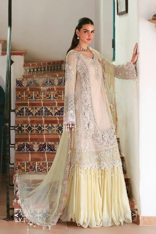 Saira Rizwan - Lumiere Chiffon Collection - LILLIAN-SRL26-01 - Unstitched