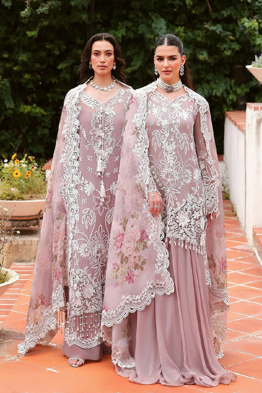 Saira Rizwan - Lumiere Chiffon Collection - PETAL-SRL26-02 - Unstitched