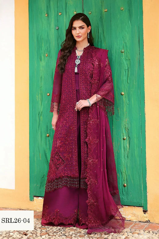 Saira Rizwan - Lumiere Chiffon Collection - WILLOW-SRL26-04 - Unstitched