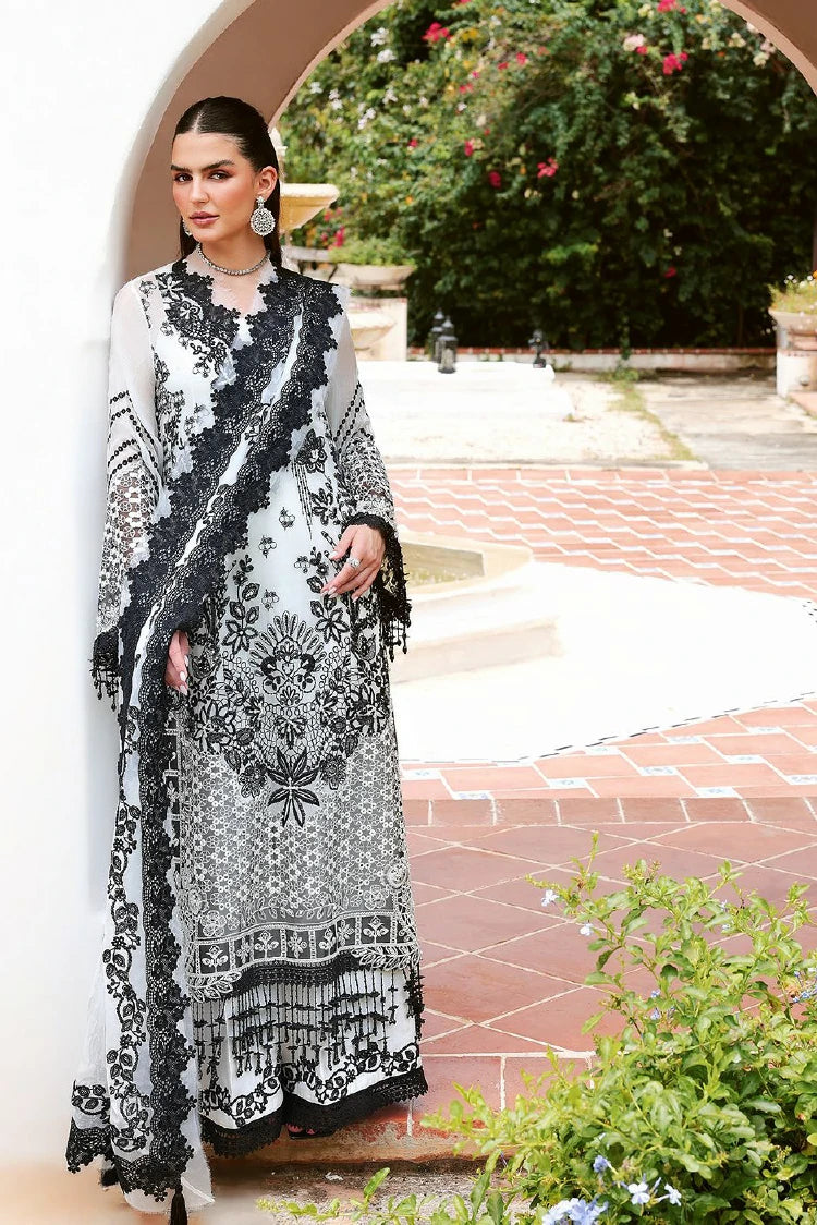 Saira Rizwan - Lumiere Chiffon Collection - PEARL-SRL26-05 - Unstitched