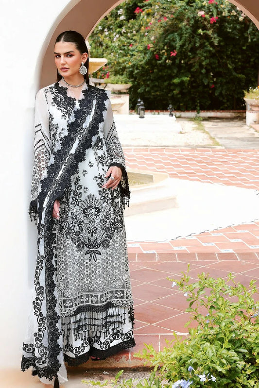 Saira Rizwan - Lumiere Chiffon Collection - PEARL-SRL26-05 - Unstitched