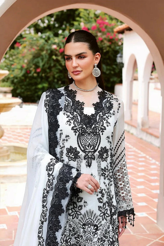 Saira Rizwan - Lumiere Chiffon Collection - PEARL-SRL26-05 - Unstitched