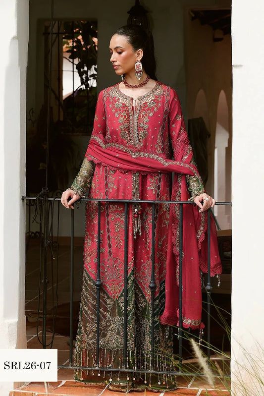 Saira Rizwan - Lumiere Chiffon Collection - ESTELLA-SRL26-07 - Unstitched