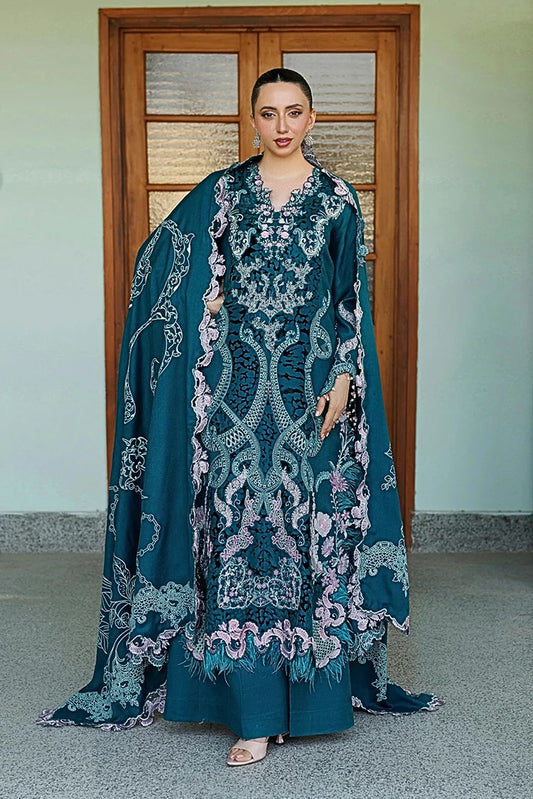 Asifa & Nabeel - Plush Luxury Winter - Secret Garden (WLXU-03) - Unstitched