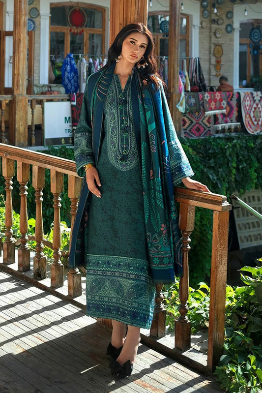 Mushq - Broadway Echoes of Registan Winter Collection - 09-Azure Echo - Unstitched