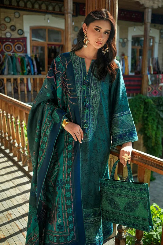 Mushq - Broadway Echoes of Registan Winter Collection - 09-Azure Echo - Unstitched