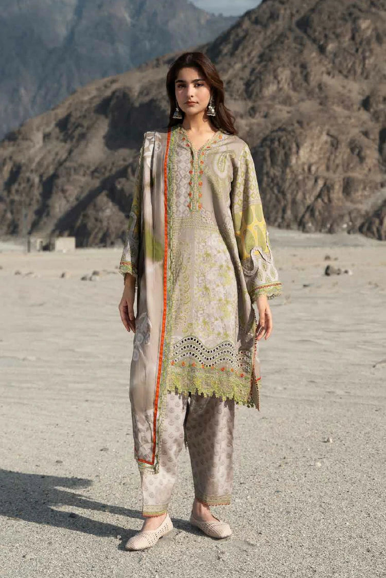 Charizma - Combination Embroidered Linen Collection Vol 3 - CCW7-19 - Unstitched