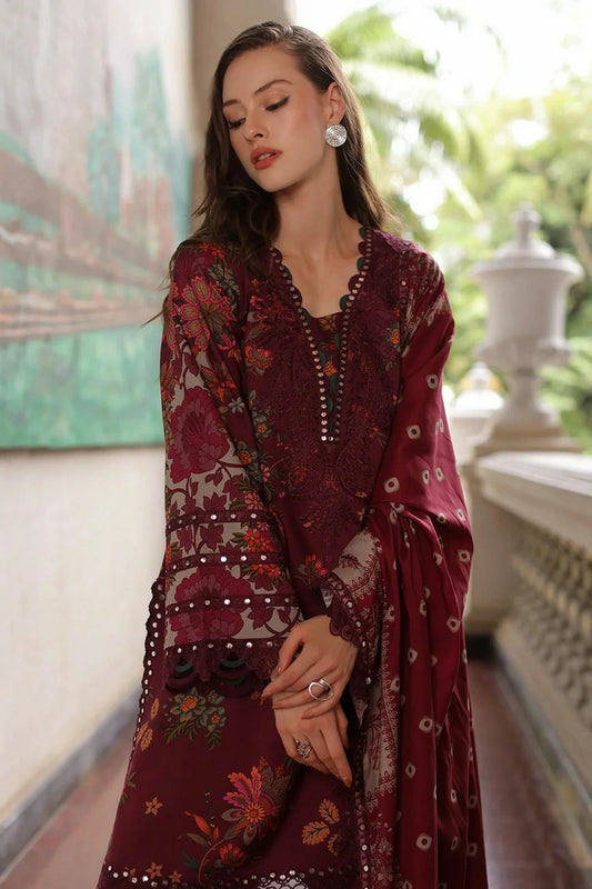 Charizma - Combination Embroidered Linen Collection Vol 3 - CCW7-22 - Unstitched