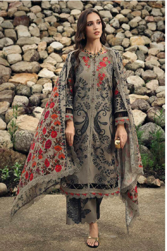 Charizma - Combination Embroidered Linen Collection Vol 3 - CCW7-24 - Unstitched