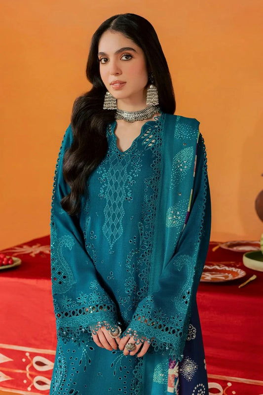 Nureh - Bazar Embroidered Peach Leather Collection Vol 1 - NE-289 - Unstitched