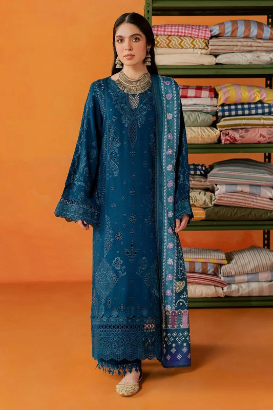 Nureh - Bazar Embroidered Peach Leather Collection Vol 1 - NE-291 - Unstitched