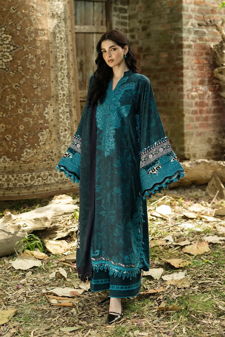 Elaf - Wilderness Pashmina Shawl Edit - EWR-5B DUSK - Unstitched