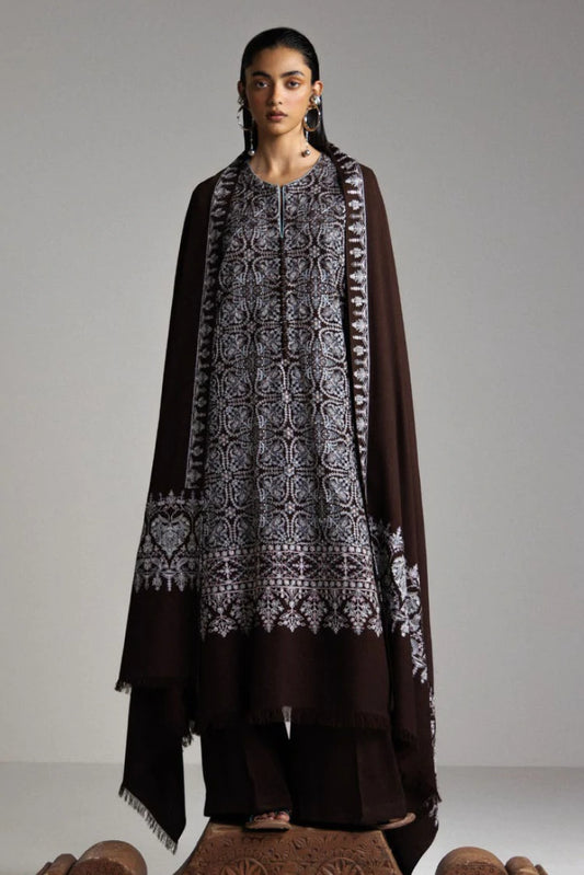 Zara Shahjahan - Sarab Winter Collection - 01-AQEEQ - Unstitched
