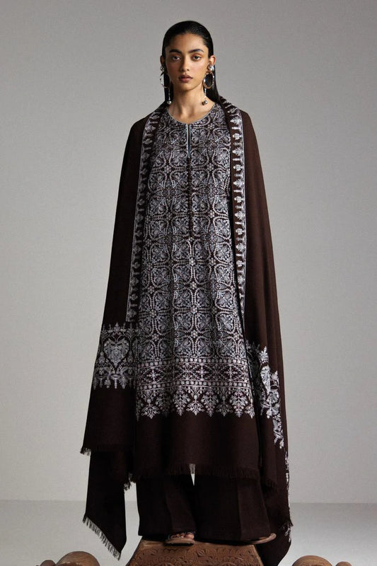 Zara Shahjahan - Sarab Winter Collection - 01-AQEEQ - Unstitched