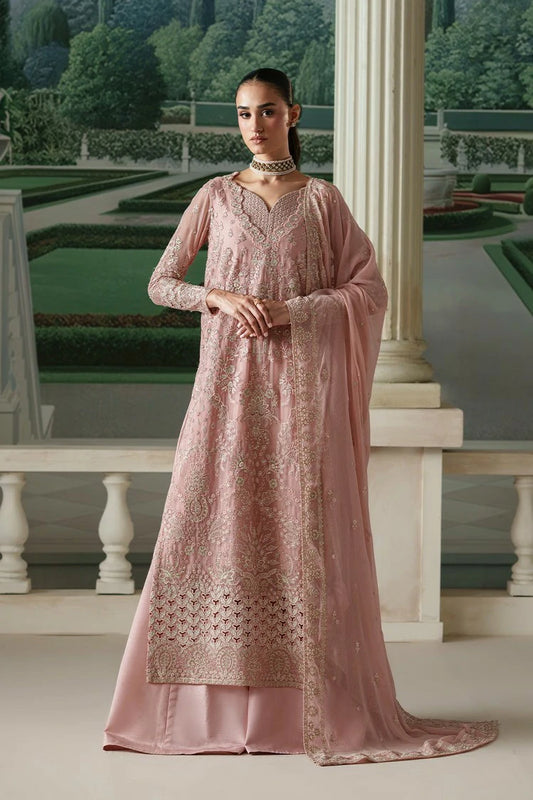 Emaan Adeel - Modern Heirloom Collection - S0562-ANTIQUE BLUSH - Unstitched