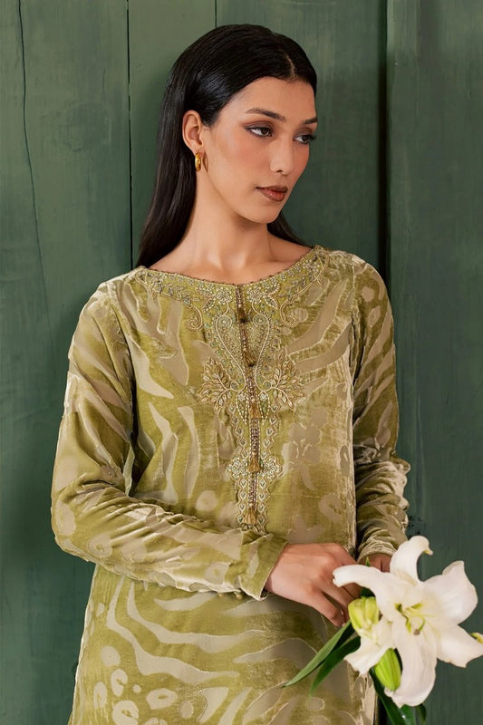 Nureh - Ballerina Embellished Velvet Palachi Collection Vol 1 - NU2-229 - Unstitched