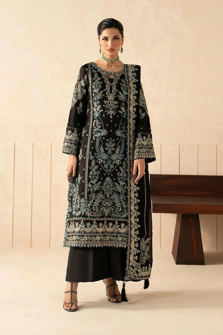Gulaal - Syleena Raw Silk Collection - SD-22-Serpentine - Unstitched