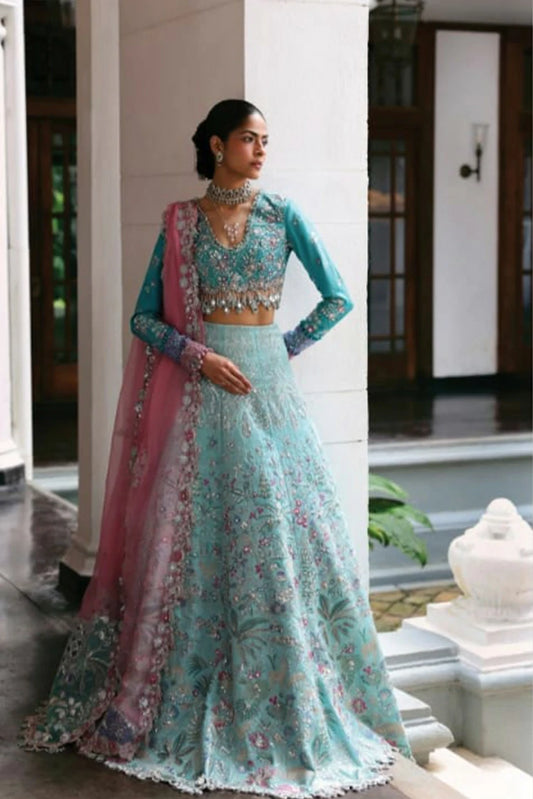 Republic Womenswear - Jardin dAmour Wedding Collection - WU-02 - Unstitched