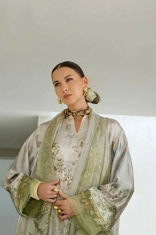 Sobia Nazir - Pure Silk Unstitched Collection - Design 10 - Unstitched