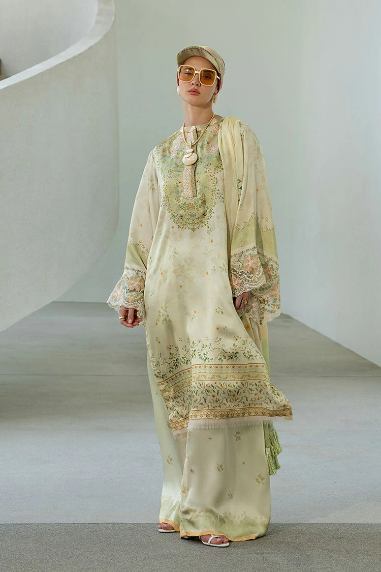 Sobia Nazir - Pure Silk Unstitched Collection - Design 03 - Unstitched