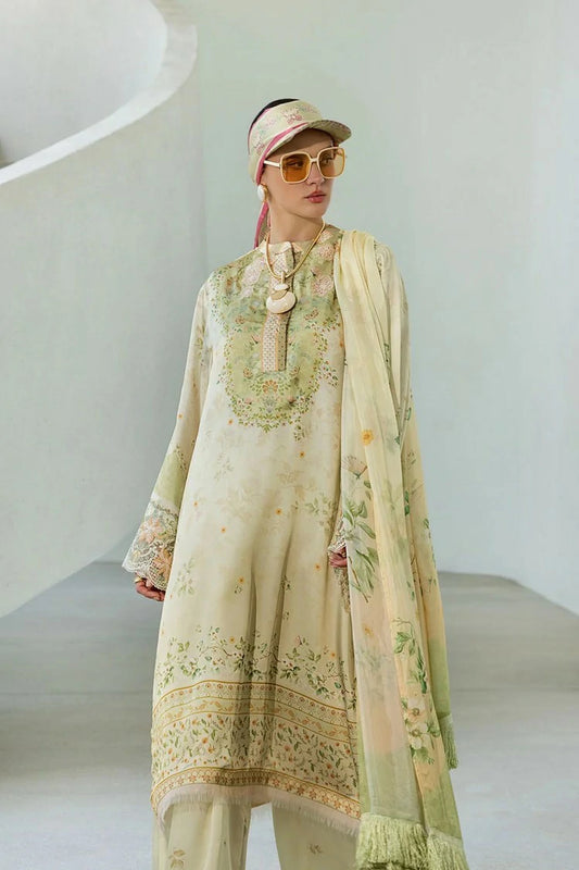 Sobia Nazir - Pure Silk Unstitched Collection - Design 03 - Unstitched