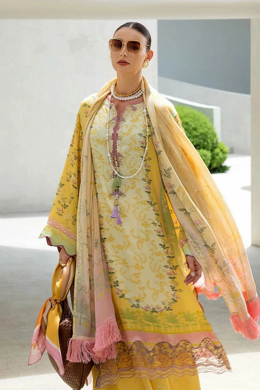 Sobia Nazir - Pure Silk Unstitched Collection - Design 04 - Unstitched
