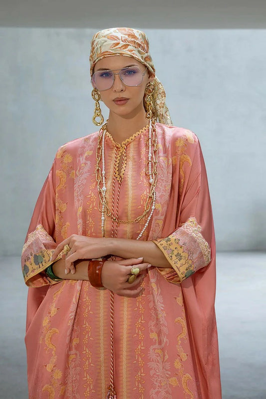 Sobia Nazir - Pure Silk Unstitched Collection - Design 05 - Unstitched