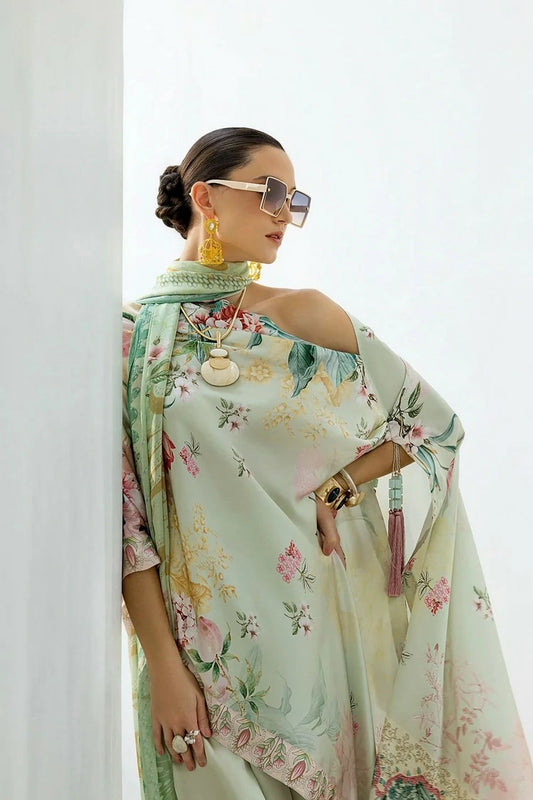Sobia Nazir - Pure Silk Unstitched Collection - Design 06 - Unstitched